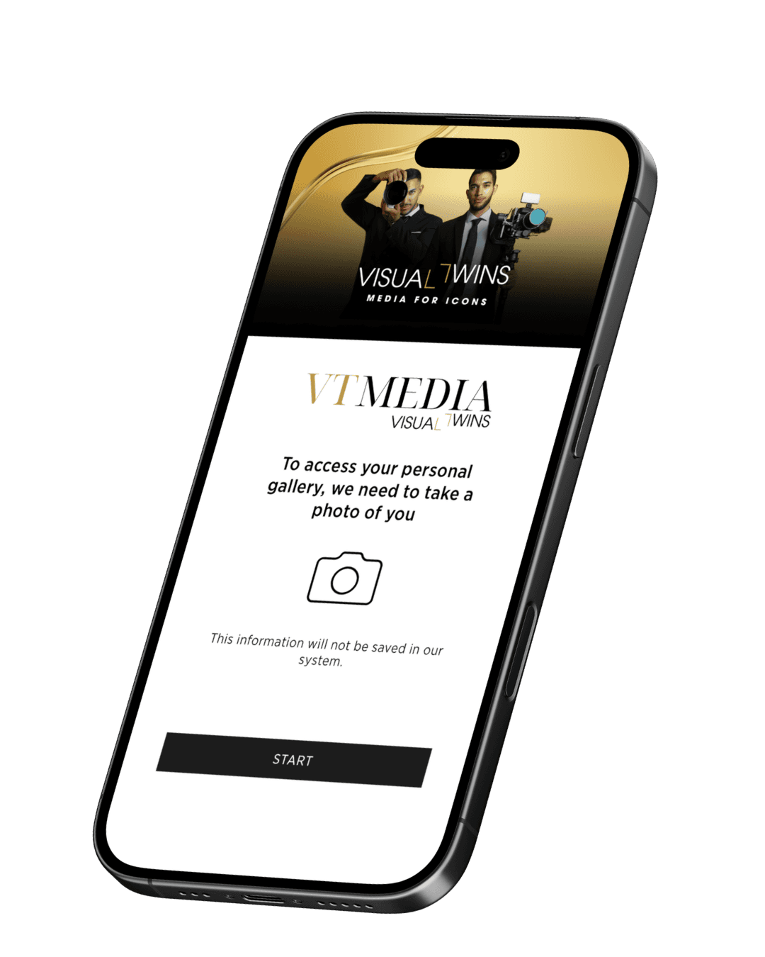 VT Media App Interface on iPhone